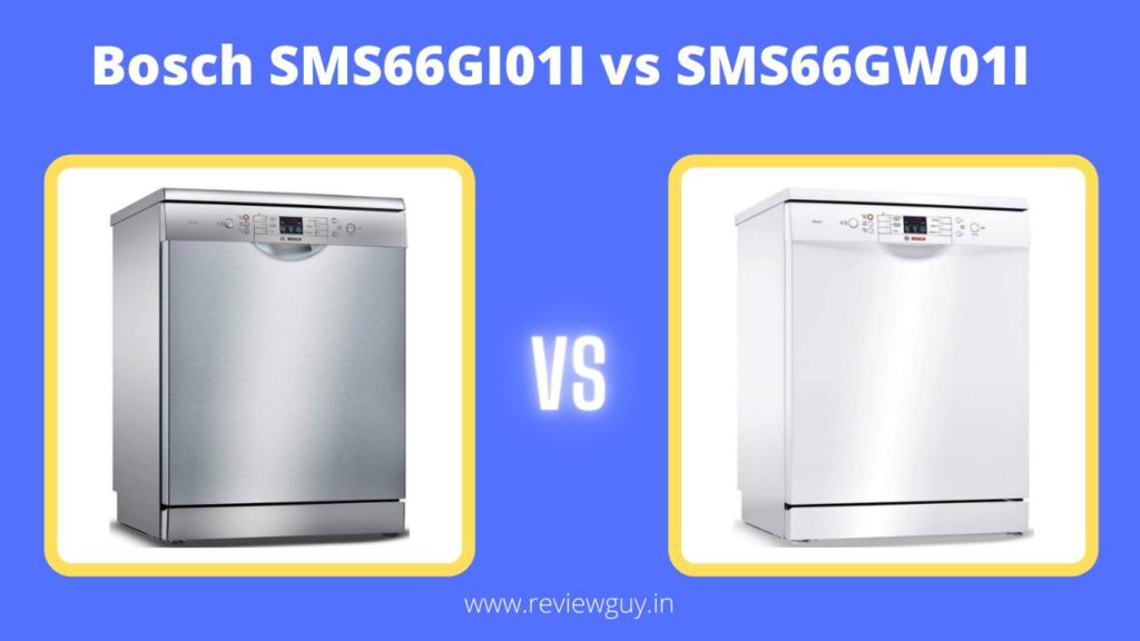 Bosch Dishwasher SMS66gi01i vs SMS66gw01i